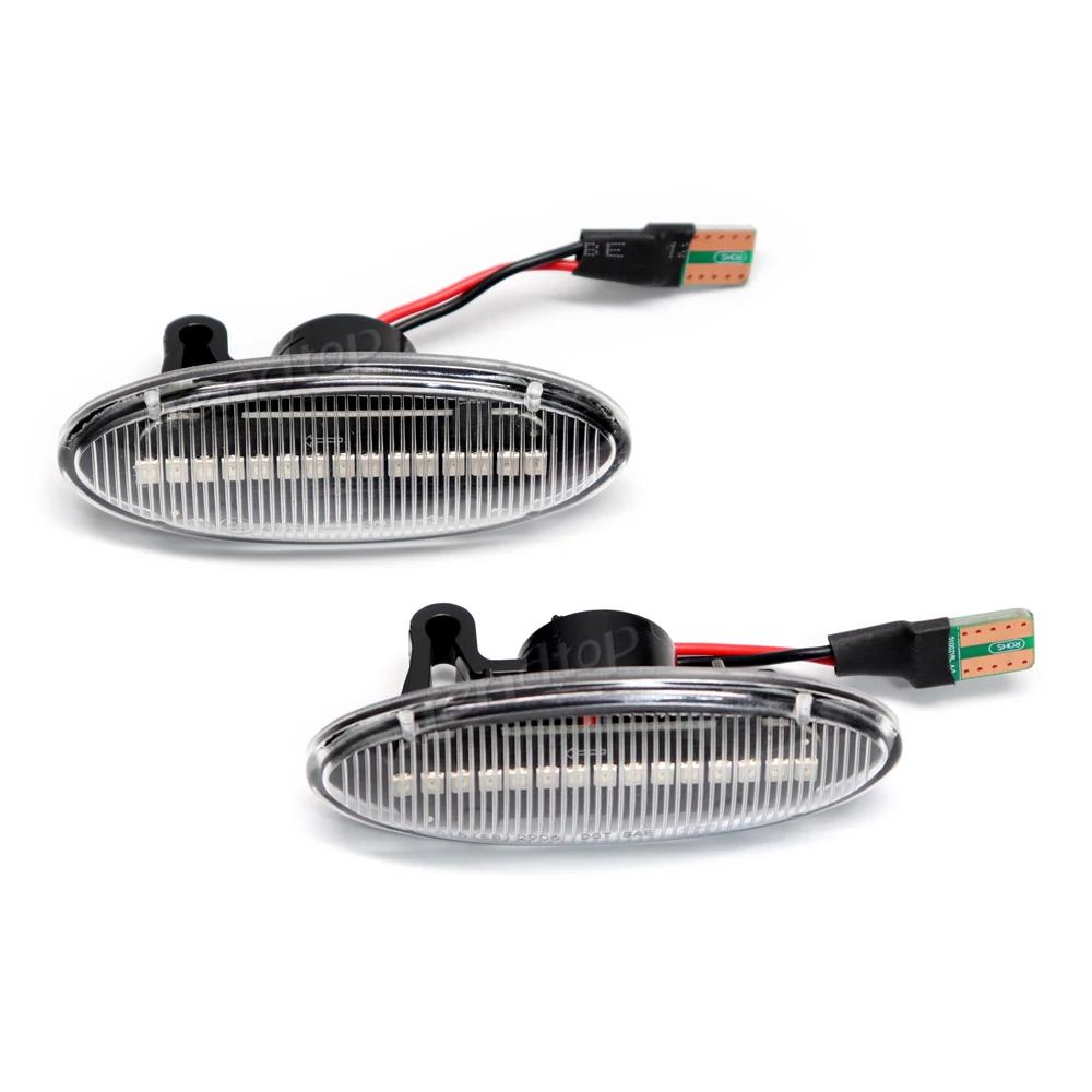 Marqueur latéral dynamique à LED pour Nissan, répéteur de clignotant, Qashqai J10 X-trail T31 Cube J