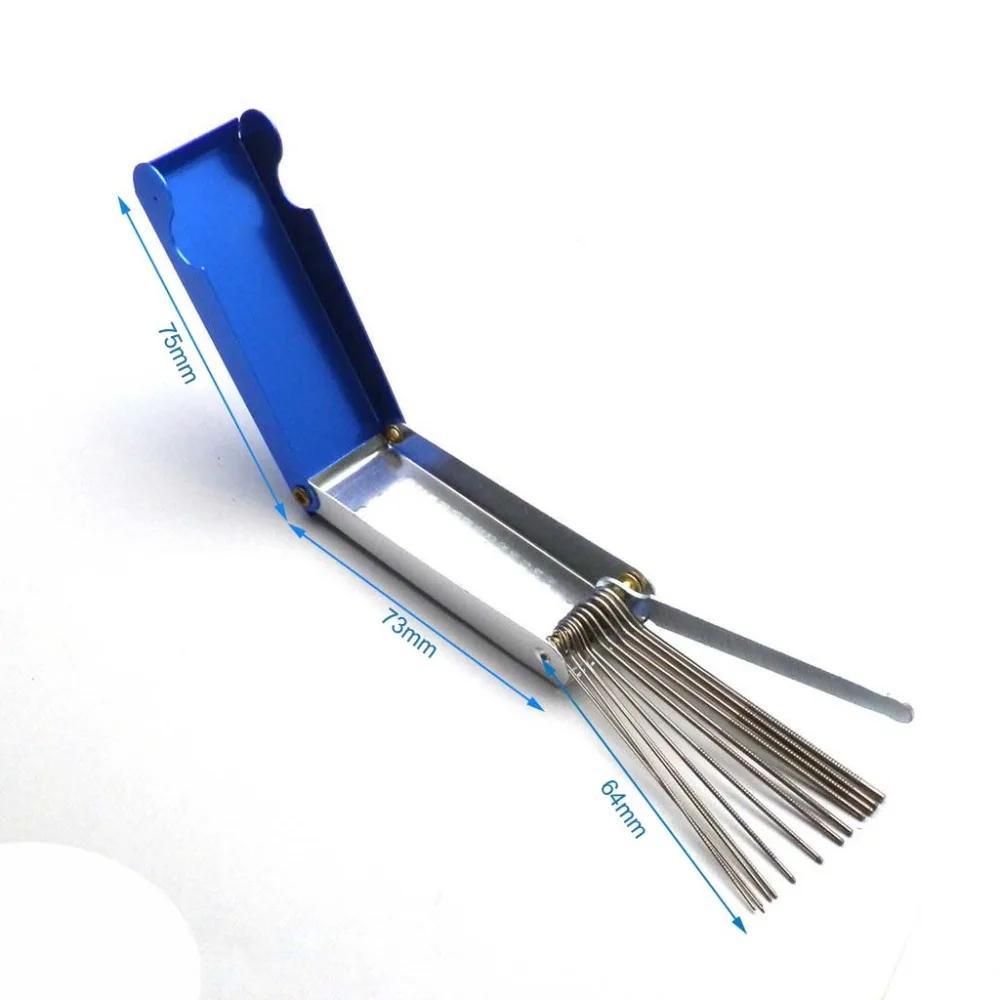 Outil de nettoyage de carburateur, Jet de saleté en carbone, brosses, aiguilles pour voiture, moto, 