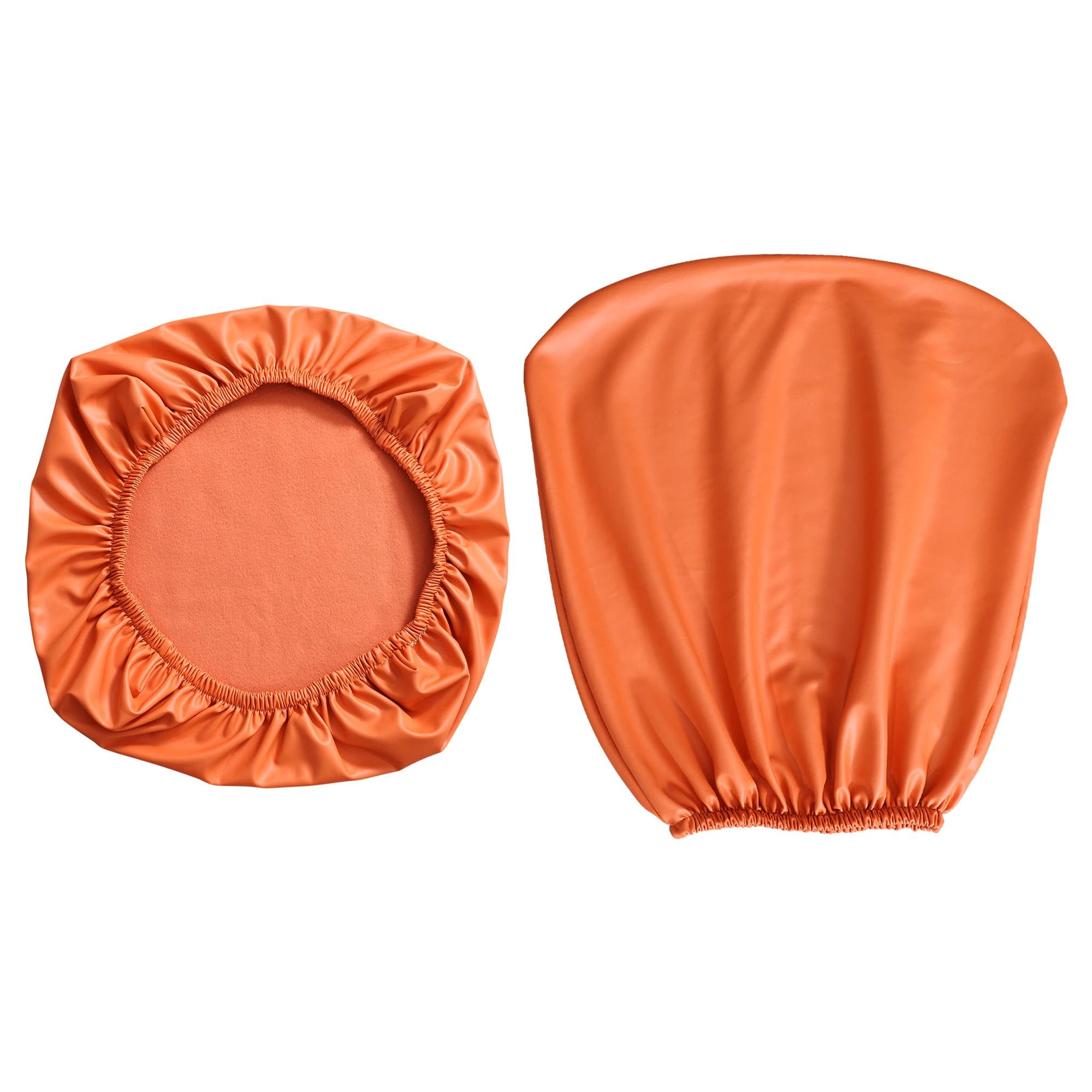 Housses de chaise fendues de bureau imperméables en PU, housse de chaise d'ordinateur solide, protec