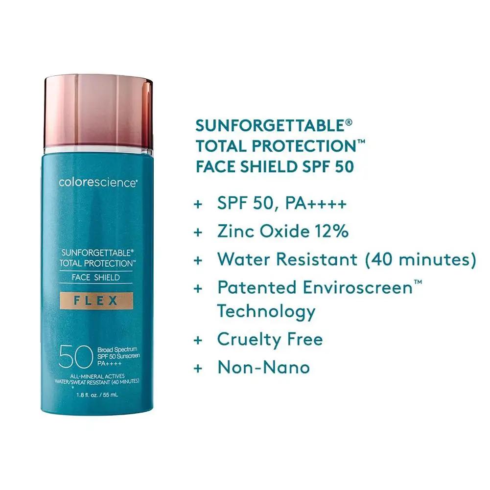 Colorescience Sunforgettable Total Protection Face Shield Classic SPF50 Fond de Teint Solaire Minéra