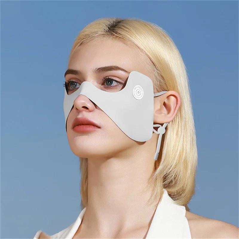 Masque de protection solaire pour l'été, écharpe pour le visage, patch pour les yeux, contre les UV,