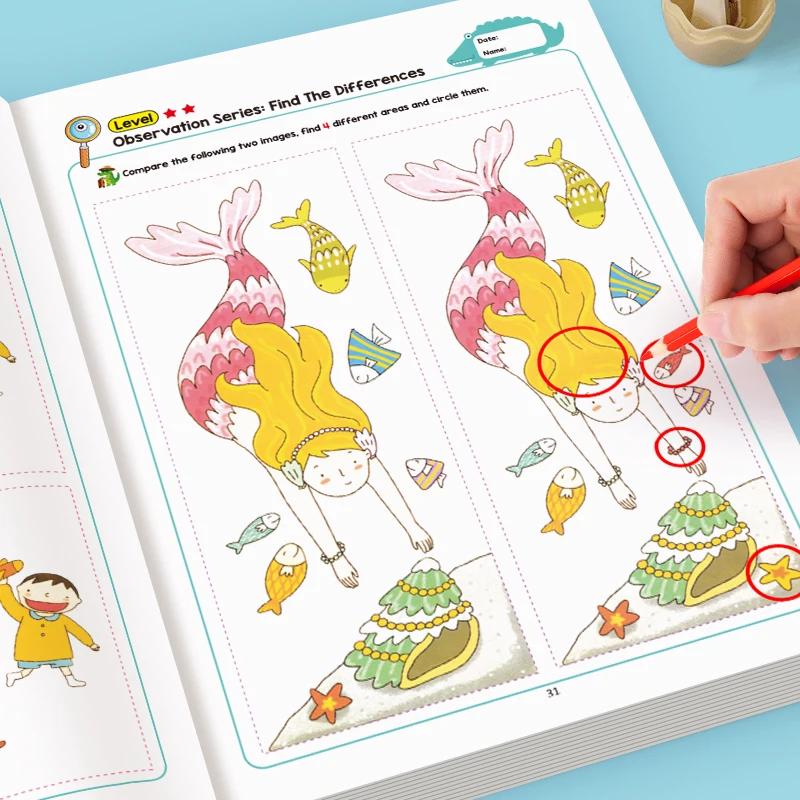 Cahier d'activités sur les différences invisibles, comprenant 32 jeux d'observation interactifs et d