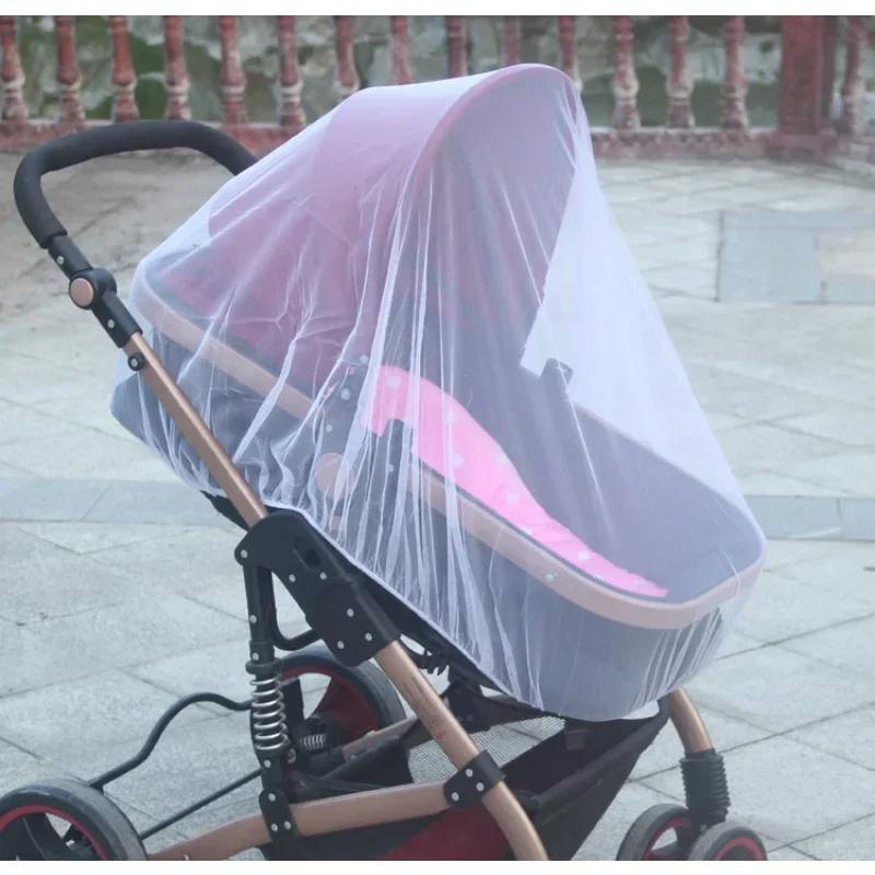 Moustiquaire pour poussette de bébé, landau d'été, filet de Protection contre les insectes, chariot 