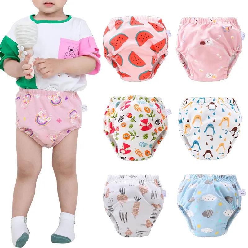 Couches-culottes réutilisables pour bébé, culottes d'apprentissage de la propreté pour enfants, couc