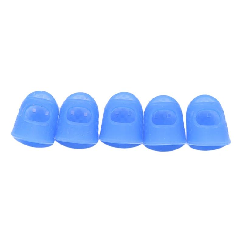 Dé à coudre respirant protection Silicone doigt dé à coudre couvre-doigt casquettes Quilting couture