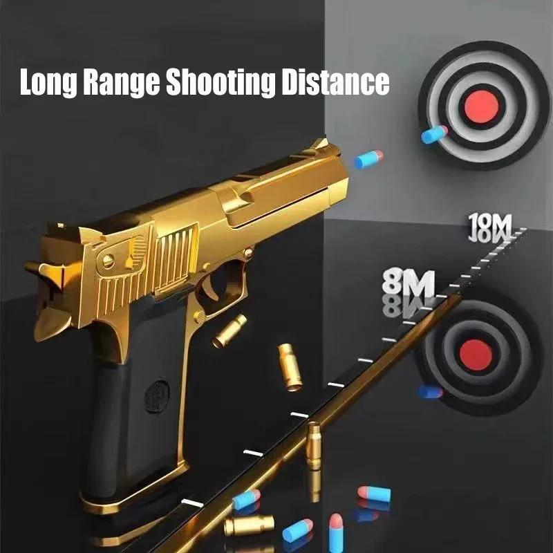 Desert Eagle – pistolet jouet à éjection de coque, pistolet Airsoft, balle en mousse souple, arme CS