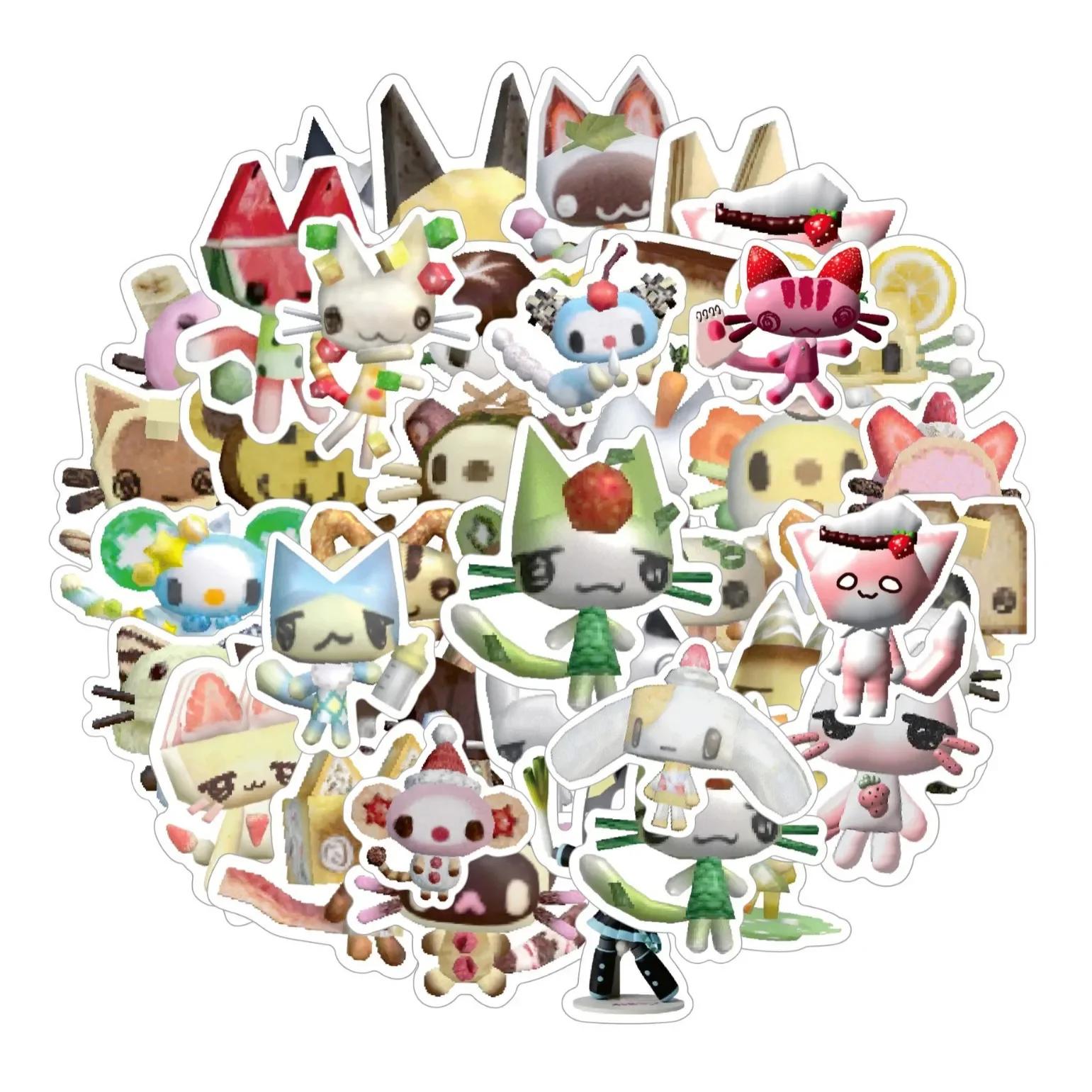 Autocollant Graffiti dessin animé Kawaii Inoue Toro, 50 pièces, chat mignon drôle, Scrapbook décorat