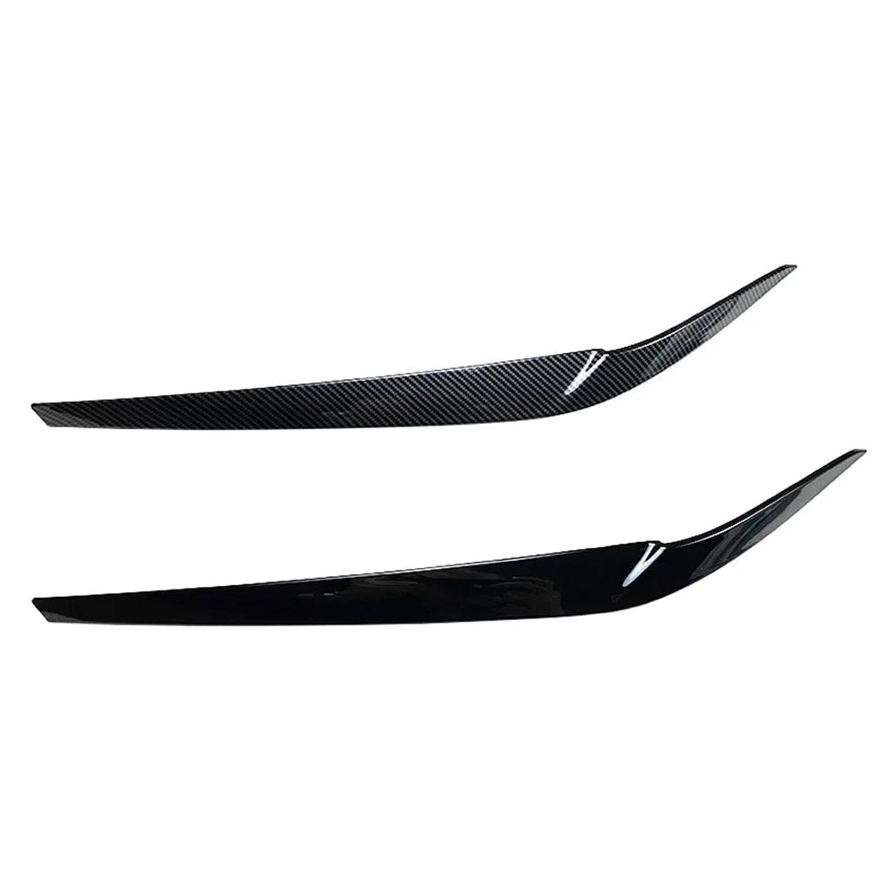 2 pièces ABS brillant phare mauvais sourcils paupières pour BMW G30 G31 F90 5 série 520d 525i 530i 5