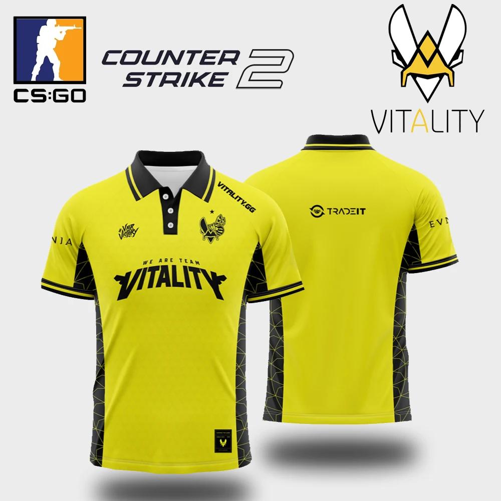 Équipe Vitalité Esports Club 2025 D'été Nouveau Uniforme CS2 Pro League Maillot D'entraînement ZywOo