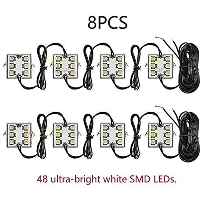 Lumière Led universelle pour décoration de lit de voiture, 48 LED, étanche, adaptée à Benz/BMW/Toyot