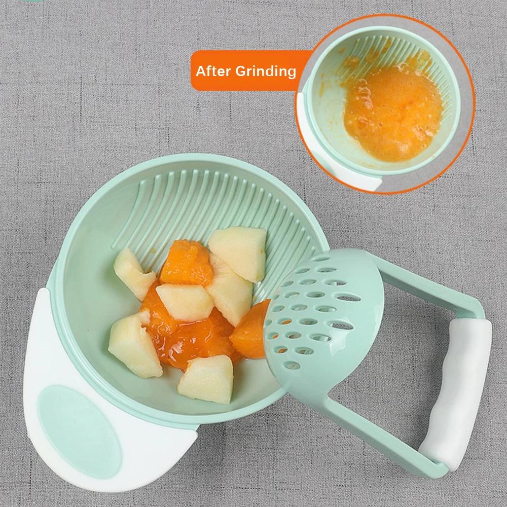 Bol de broyage de nourriture supplémentaire pour bébé, broyeur manuel pour bébé, cuisine de fruits p