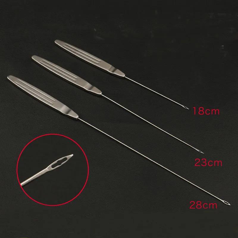 Aiguille de guide de ponction des tissus du visage, ligne qualifiée ale, outil d'instrument mis en œ