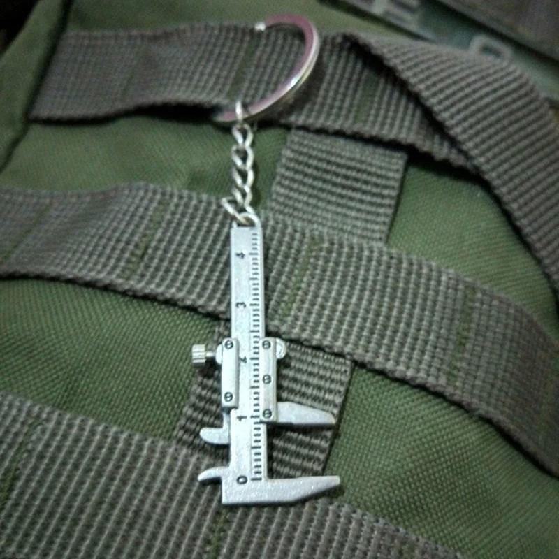 Porte-clés pied à coulisse créatif pour hommes et femmes, accessoires de bijoux, cadeau de noël, Gad