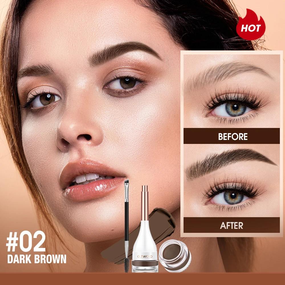 O.TWO.O ensemble de maquillage complet Mascara imperméable Eyeliner fond de teint BB crème coussin d