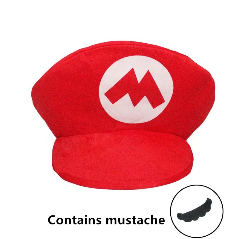 Chapeau de Cosplay de dessin animé Super Marios Bros Luigi, jouets classiques, figurine d'anime d'ha