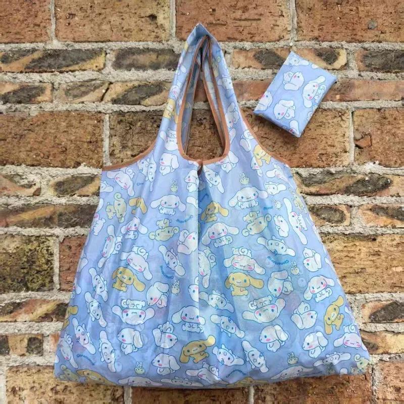 Nouveau sac de courses pliable portable Hello Kitty, grand sac écologique, grand sac à provisions, s