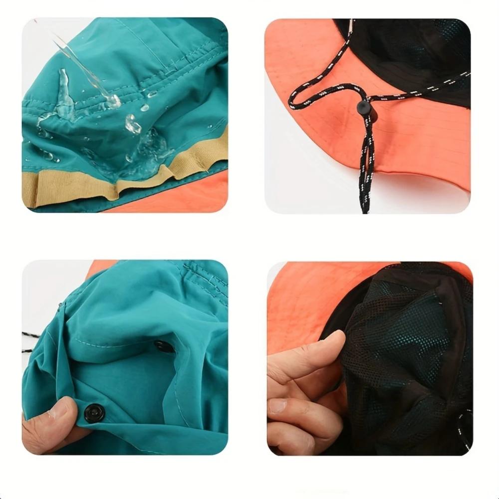 Chapeau de pêcheur japonais pour loisirs et vacances, chapeau de bassin à séchage rapide, chapeau pl
