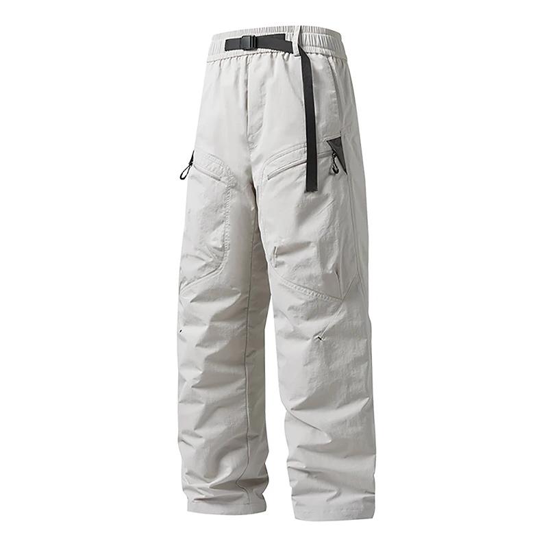Hiver graphène vers le bas pantalon hommes grandes poches coupe-vent vêtements de travail vers le ba