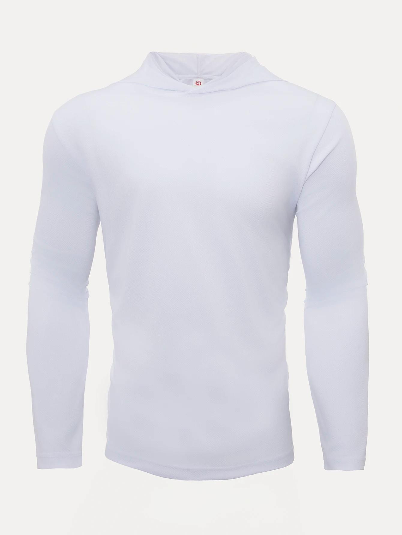 Lot de 9 chemises à capuche et manches longues pour hommes – T-shirts de sport confortables et respi