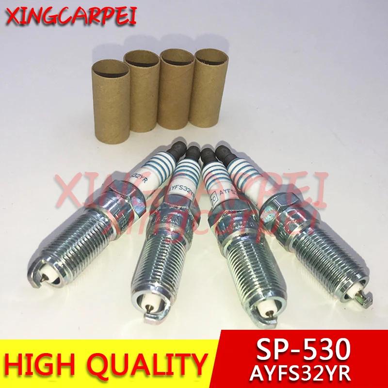 Bougie d'allumage en Iridium SP530, 4 pièces, pour Ford C-MAX Escape Fusion Transit Connect pour Maz