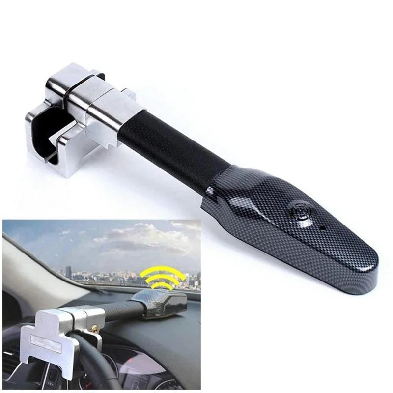 Serrure d'alarme de sécurité antivol universelle pour voiture, verrouillage de volant de voiture, ve