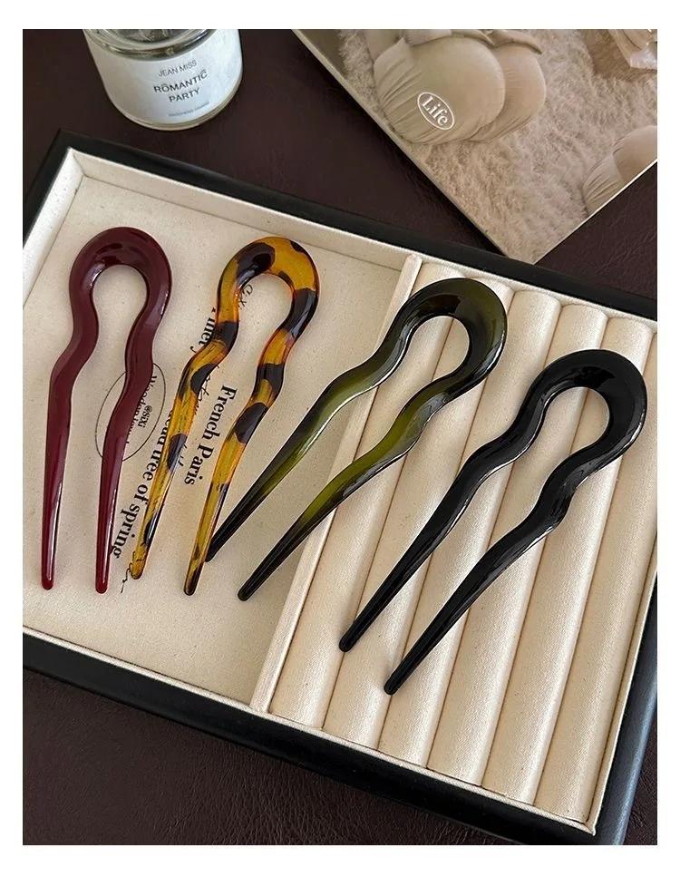 Pince à cheveux en acétate vintage pour femmes et filles, pince à cheveux papillon doux, barrettes e