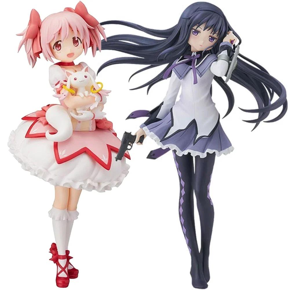 22 cm PMMM fille magique Anime Figure Kaname Madoka Figurine Kawaii Akemi Homura Figurine mignon Lol