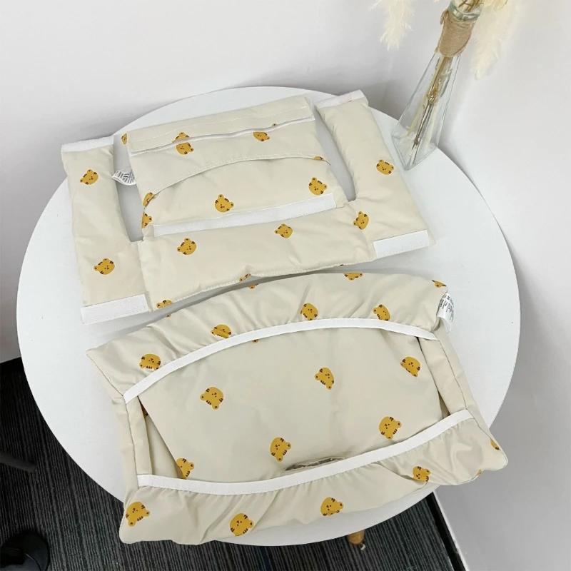 Coussin de chaise haute pour bébé, doux, lavable, siège quehigh, doublure en polymère, coussin de do