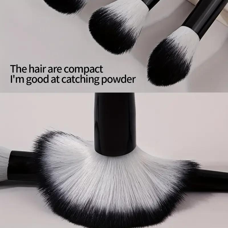 Ensemble de pinceaux de maquillage, 13 pièces, doux et moelleux, ombre à paupières, fond de teint, B