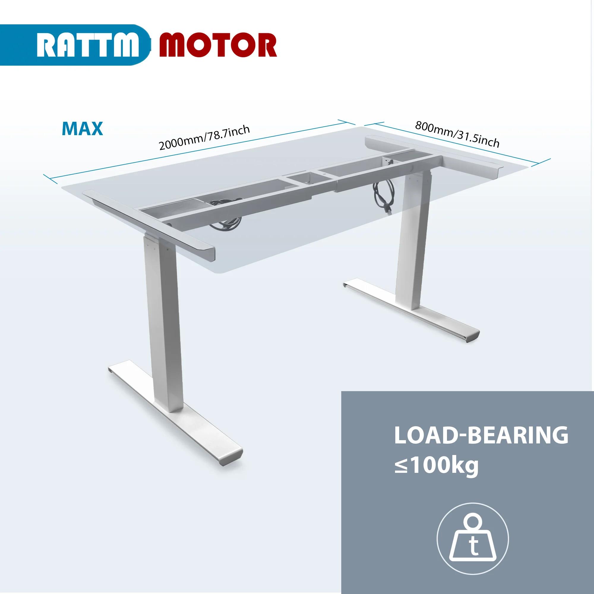 【Stock ue】MOTEUR RADTM Table élévatrice électrique à double moteur de deux pieds réglable en hauteur