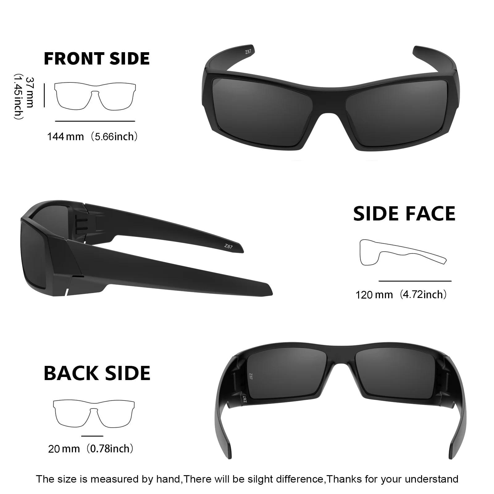 Jcorde I-Lunettes de soleil rondes Z87 pour hommes, rétro rétro, sport, conduite, bouclier de tir vi