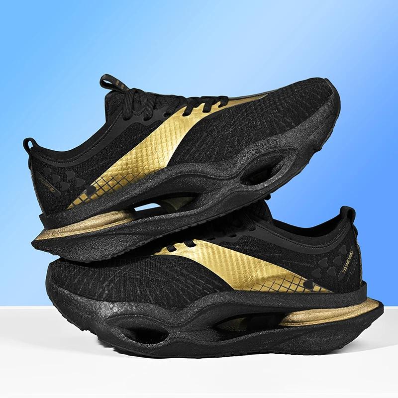 Chaussures de course pour hommes avec plaque en carbone et coussin d'air, respirantes, légères, conf