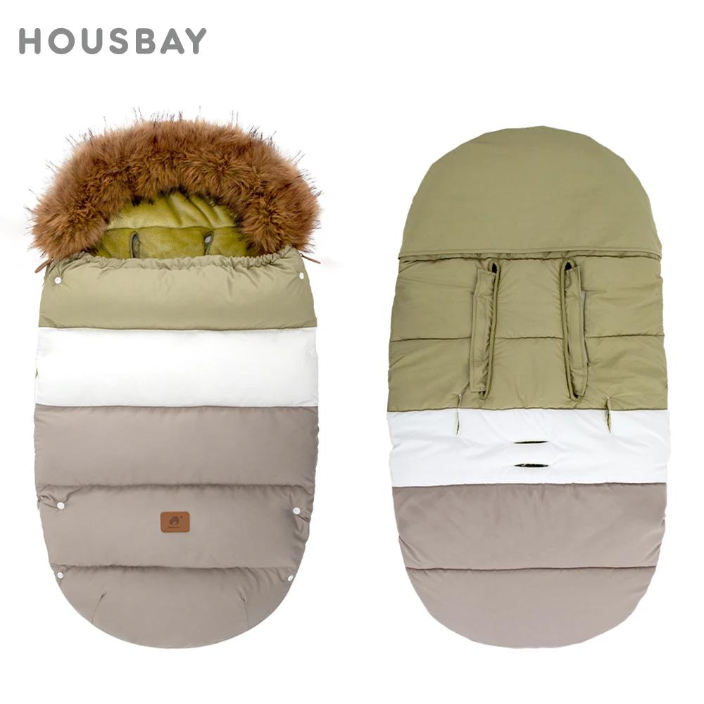 Chancelière de poussette pour bébé d'hiver 0-36 mois, enveloppe chaude coupe-vent pour landau univer