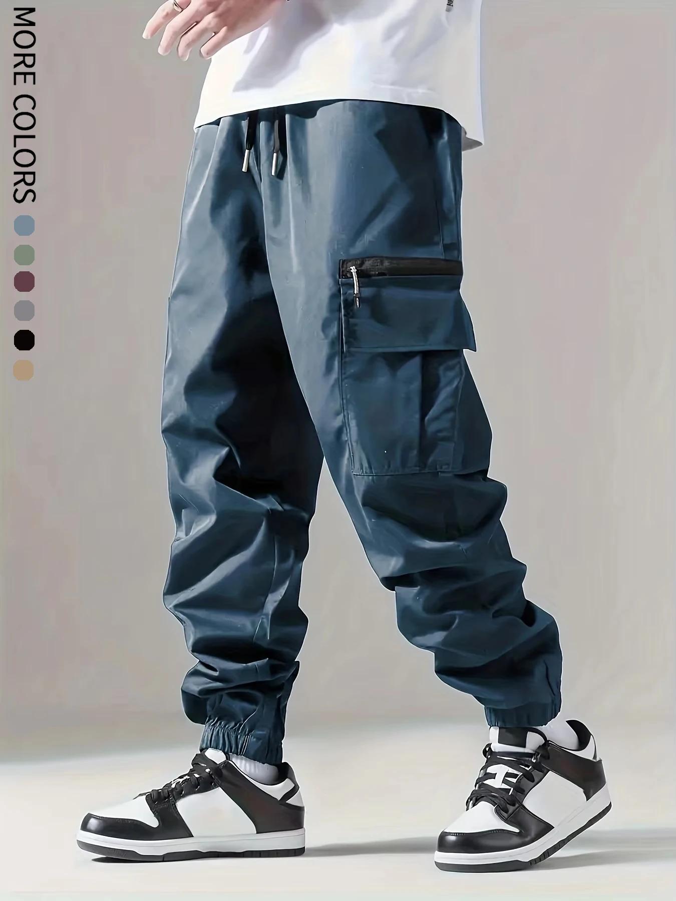Pantalon cargo pour hommes, fjm fin, confortable et respirant, décontracté, extérieur, portable, cou