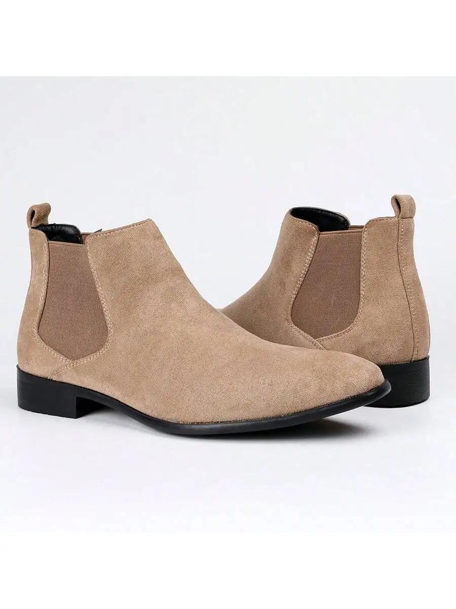 Bottes classiques à double élasticité pour hommes