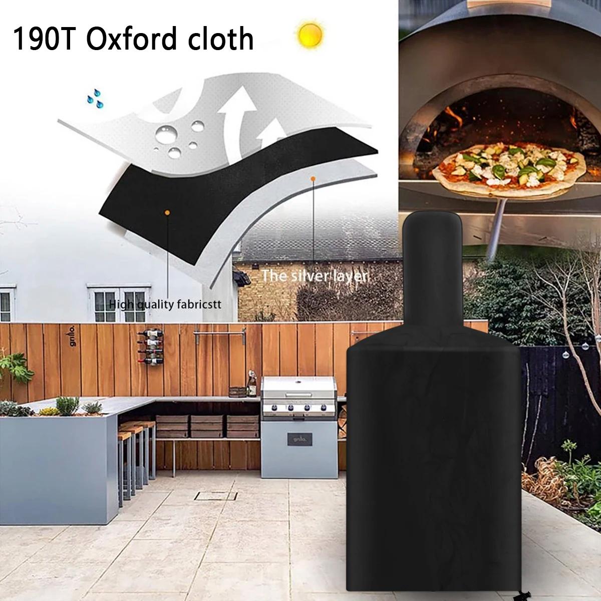 Juste de protection étanche pour four à pizza, grill Oxford, extérieur, 170x65x55 cm