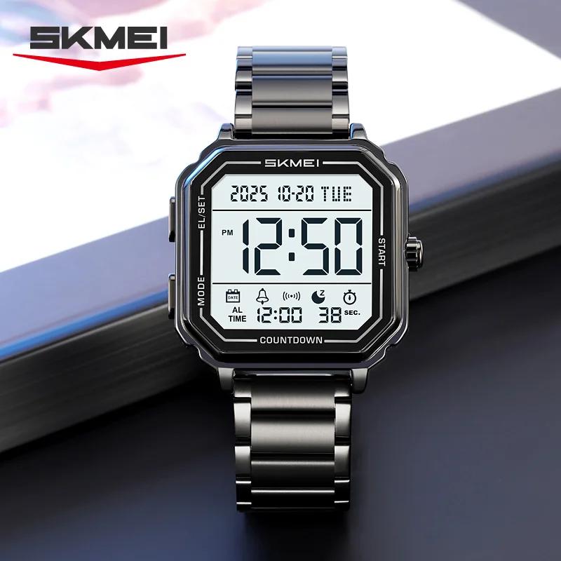 Montre sport SKMEI 2559 avec écran rétroéclairé, montre décontractée pour homme, chronographe numéri