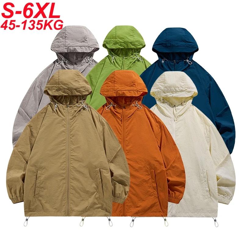 UPF50 + Protection UV manteaux de peau hommes/femmes unisexe été coupe-vent léger pare-brise UV capu