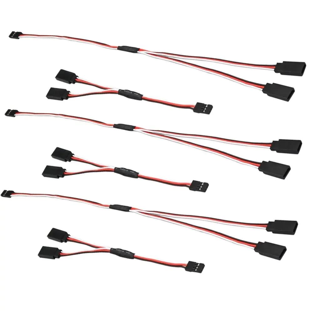 5 pièces 100/150/200/300/500mm RC Servo Y rallonge câble fil de plomb pour RC Servo JR Futaba RC avi