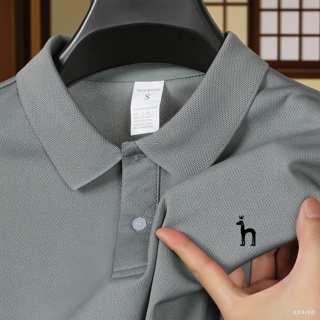 Polo à manches courtes pour homme de marque haut de gamme, t-shirt décontracté de golf tendance pour