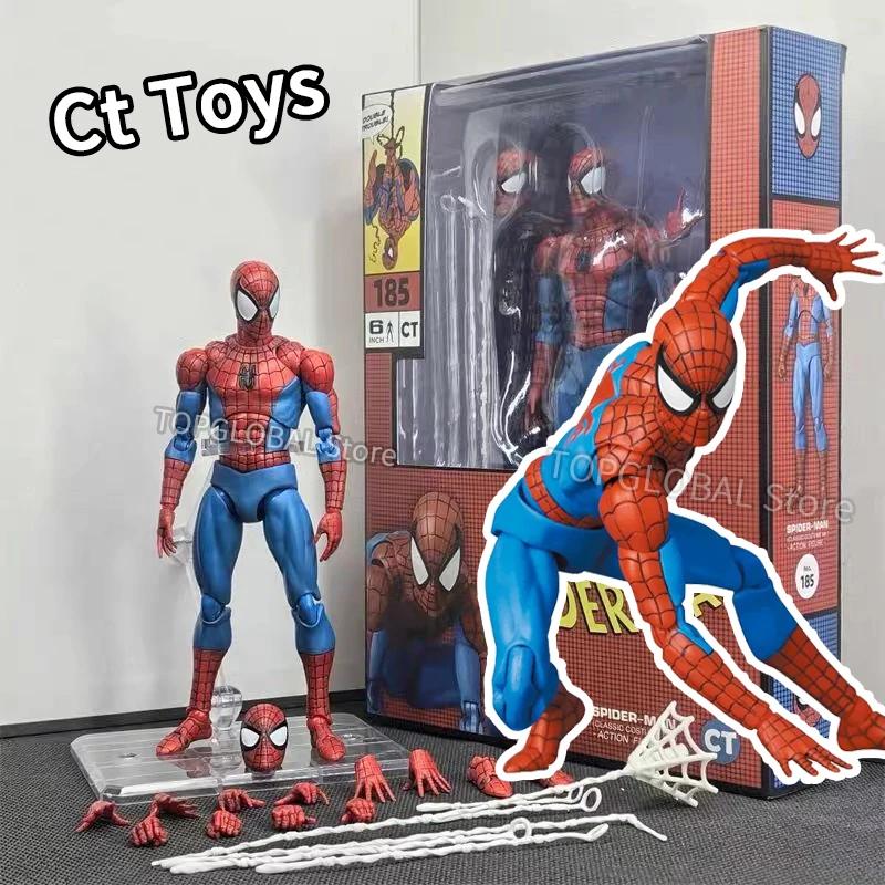Nouveau CT jouets Spiderman Figure Mafex 185 Miles Morales 2099 Costume classique Spider-Man Figurin