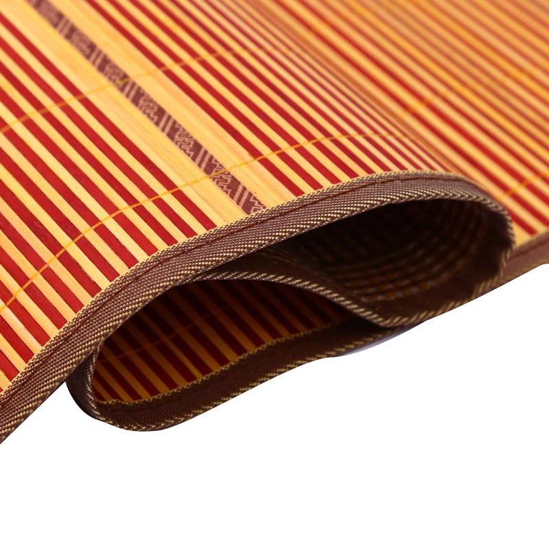 Tapis d'été chambre dortoir lit simple tapis de bambou tapis de bambou double face tapis de sol tapi