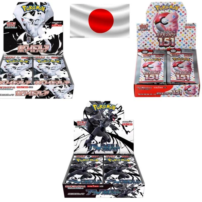 140 pièces/boîte Anime Pokemon japon Version TCG Sv11W blanc Flare classiques Expansion Booster boît