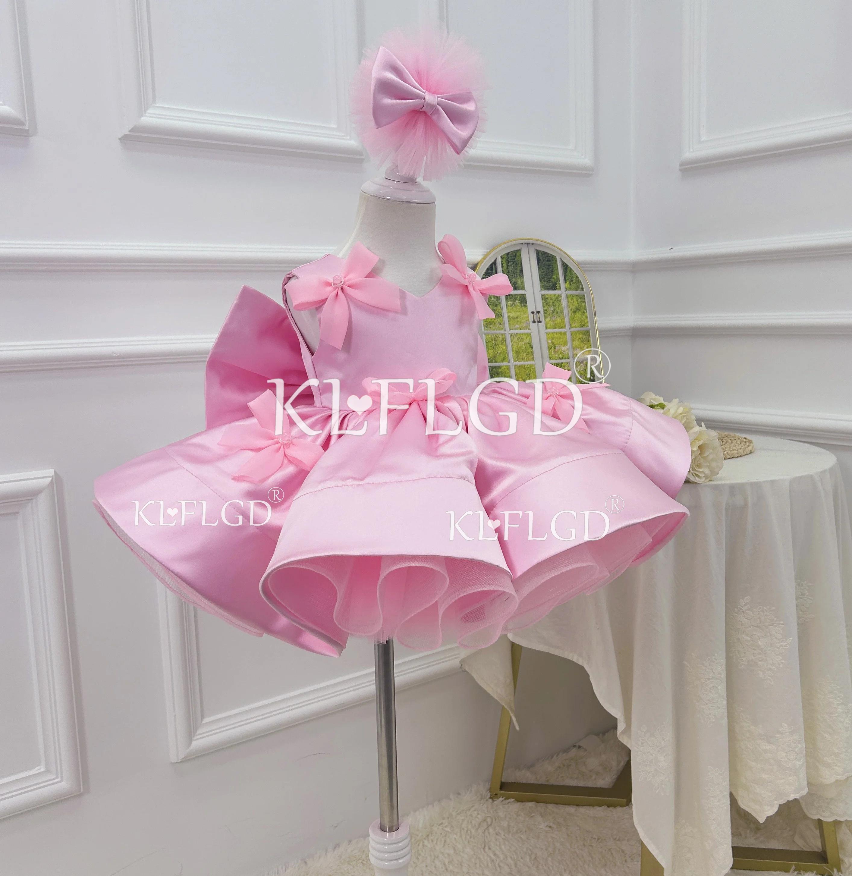 KLFLGT – robe de fête d'anniversaire pour bébé fille, tenue de concours élégante, formelle, de noël,