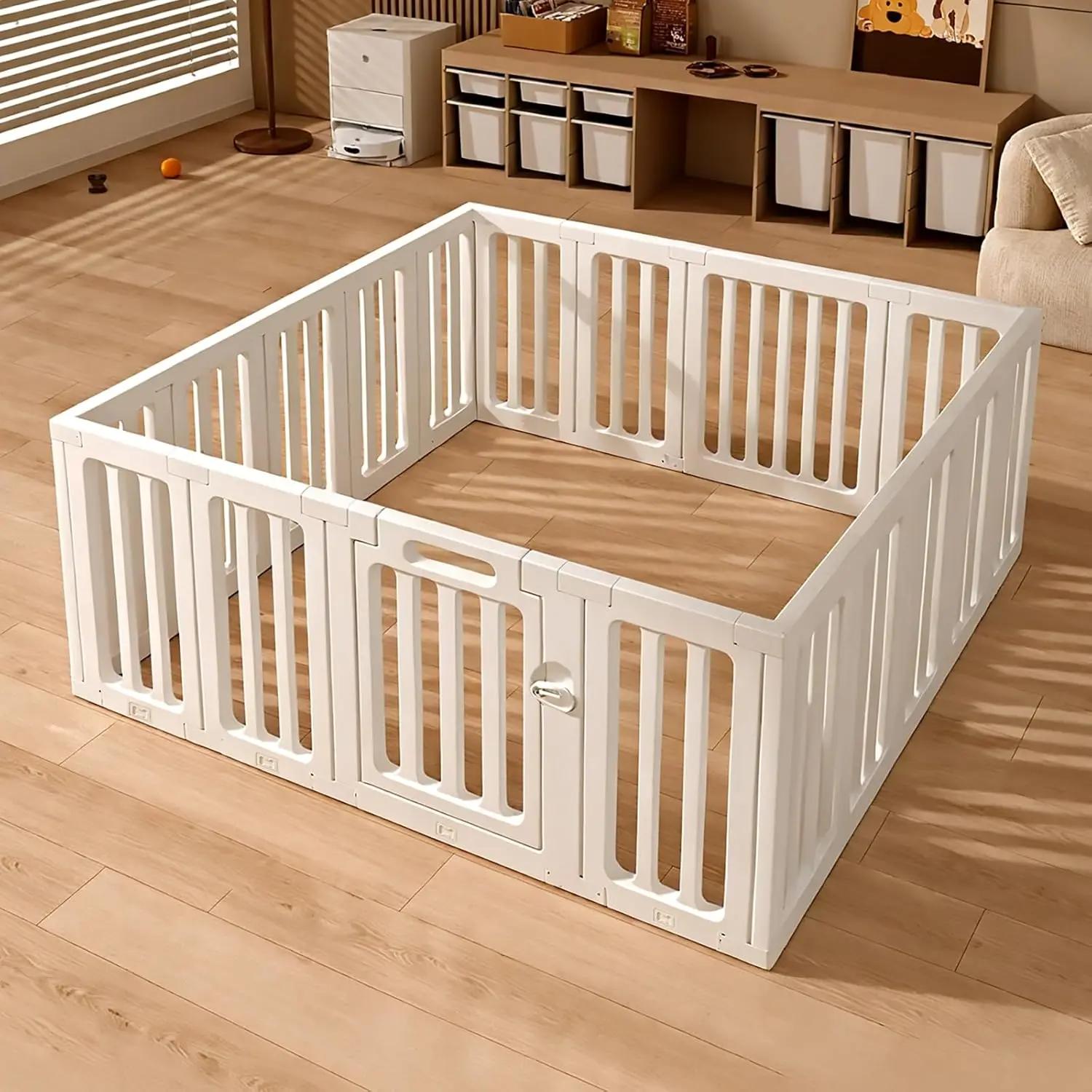Parc bébé et enfant en bas âge, porte de sécurité pour clôture bébé, parc bébé pour intérieur et ext