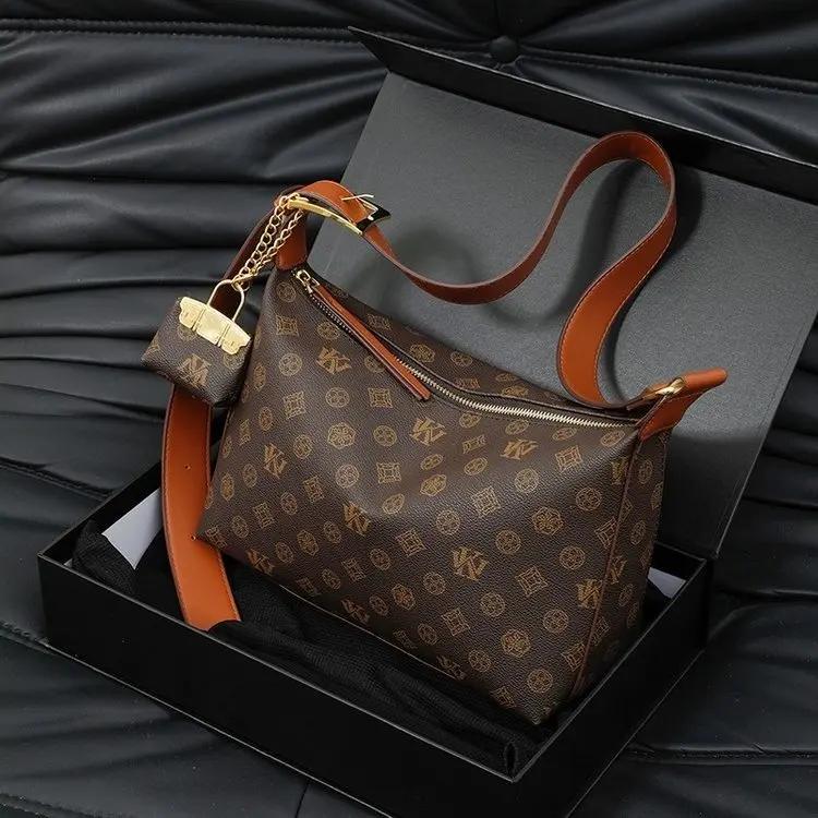 Sacs à langer élégants de couleur unie pour femmes, sac fourre-tout décontracté et stylé, sac bandou