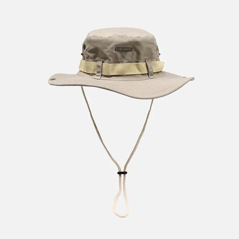 Été nouveau chapeau seau pour hommes casquette de pêcheur pêche en plein air parasol grand bord Pana