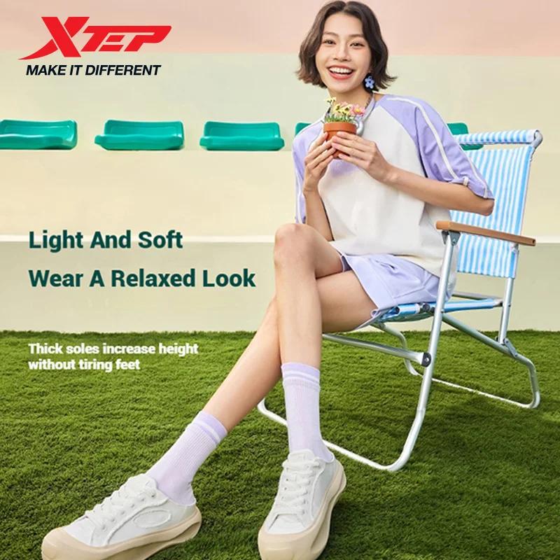 Xtep-Chaussures de skate décontractées Starfall pour femmes, chaussures de skateboard confortables, 