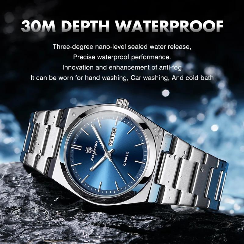 PAAZOMU Montre à quartz ultra-fine pour hommes et femmes, style minimaliste, étanche, lumineuse, bra