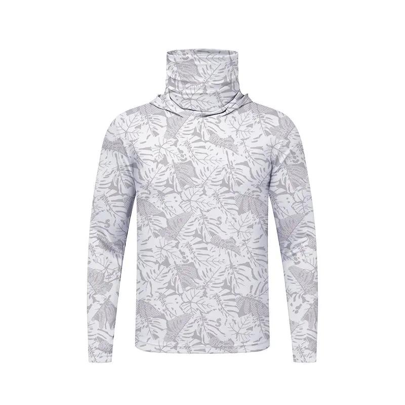 T-shirts de protection solaire pour hommes, manches longues, résistants aux UV, pêche, randonnée, ma
